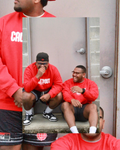 'CALLEDOUT' Red Crewneck